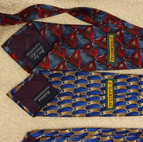 VTG J.GARCIA 1996 100% Silk Tie Collection Ties - Picture 5 of 5